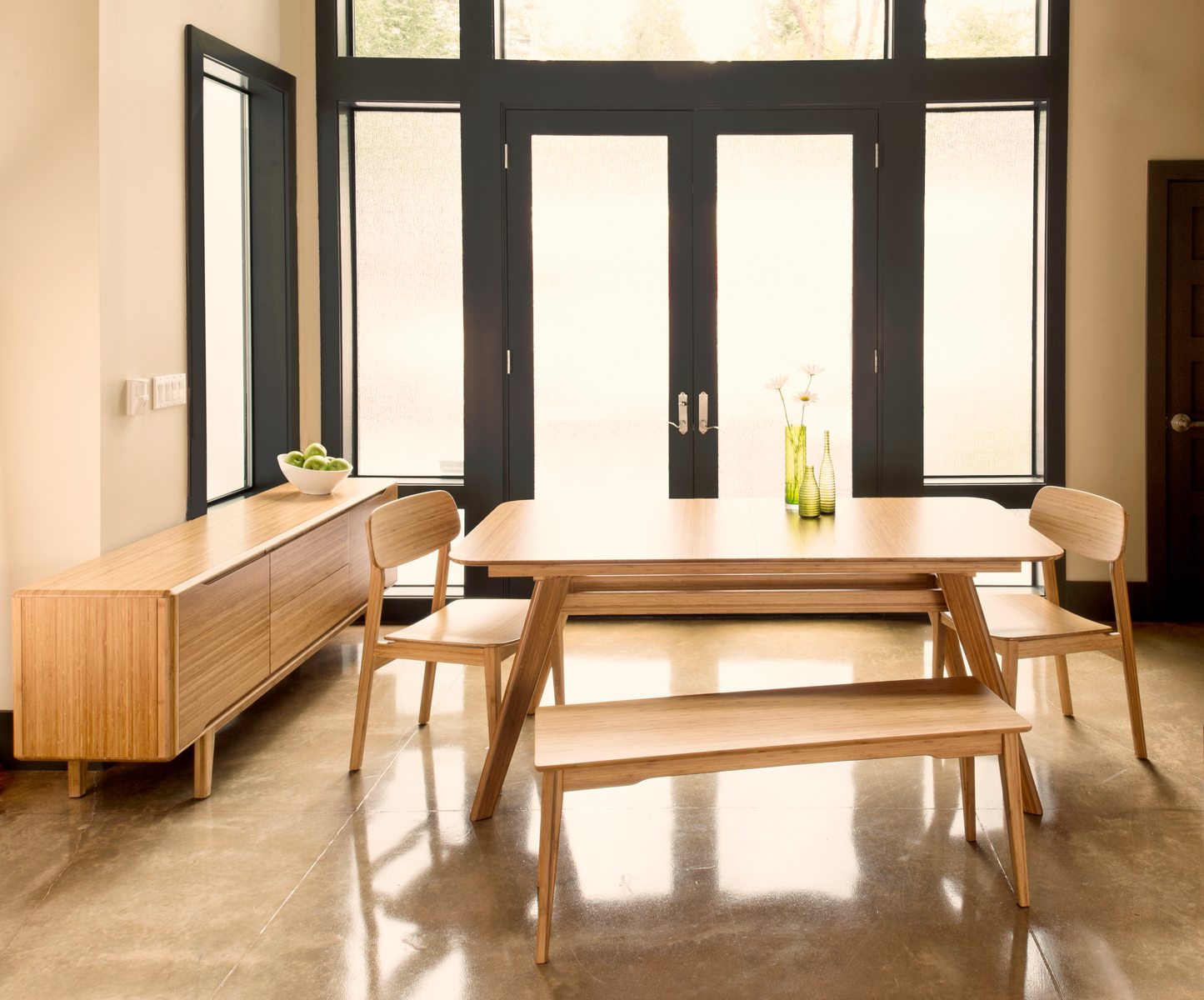 Greenington Currant Modern Bamboo Extendable Dining Table (72" - 92")