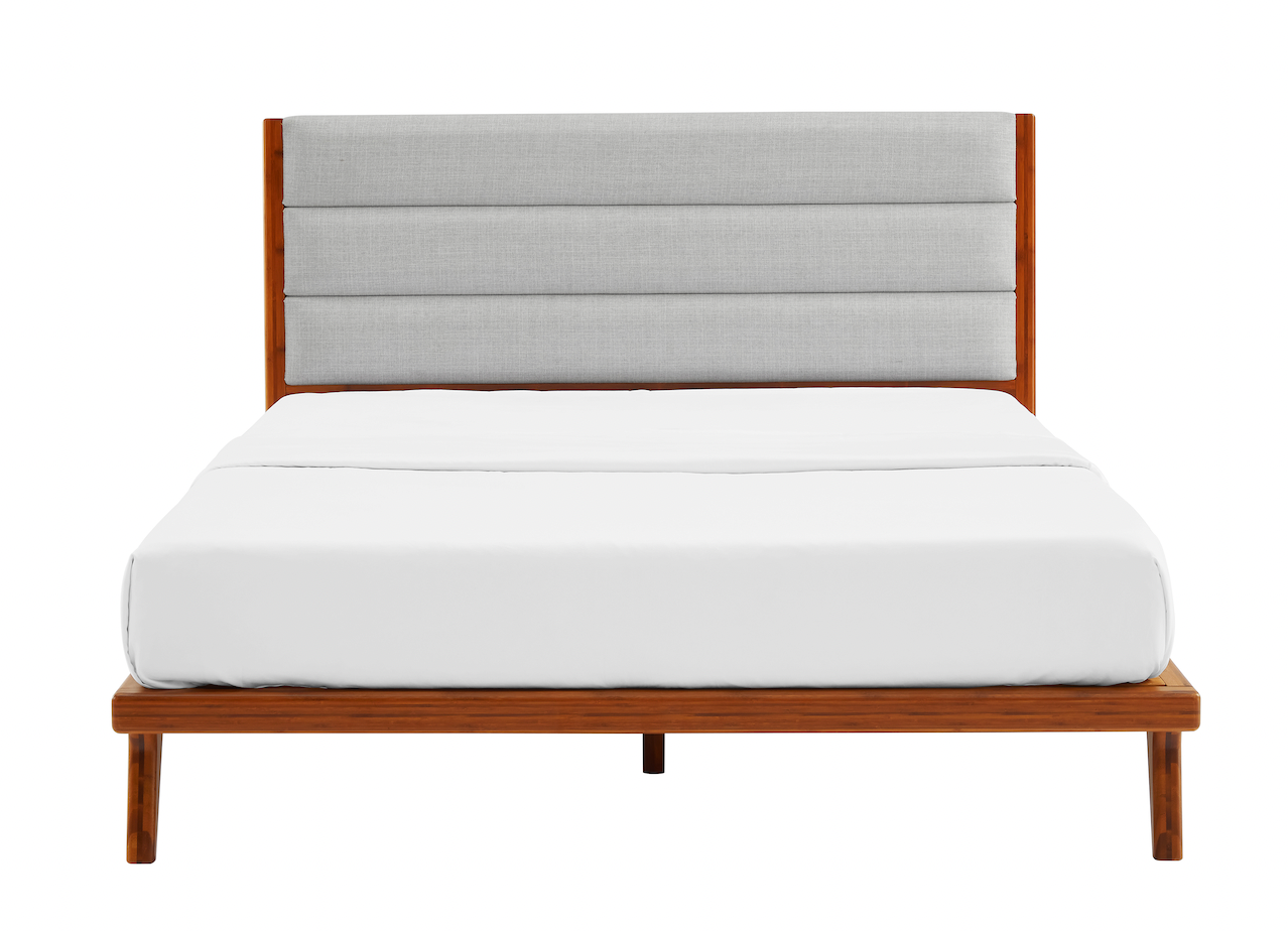 Greenington Mercury Modern Bamboo Upholstered Queen Bed, Exotic - GM001E
