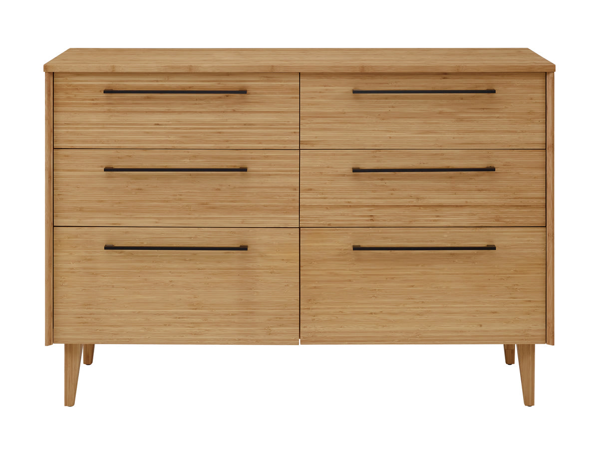 Greenington Sienna Modern Bamboo Six Drawer Dresser Chest Nightstands & Dressers - bamboomod