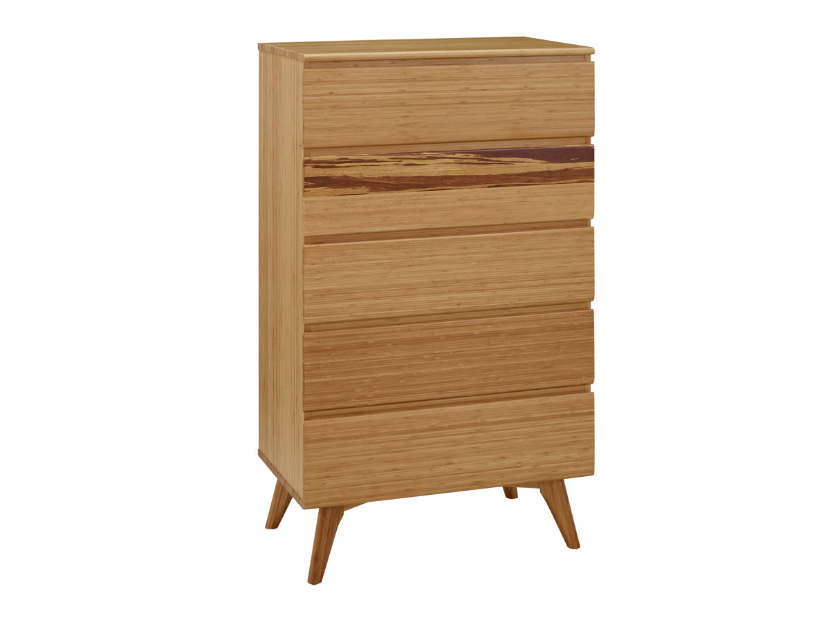 Greenington Azara Modern Bamboo Five Drawer Dresser Chest Nightstands & Dressers - bamboomod