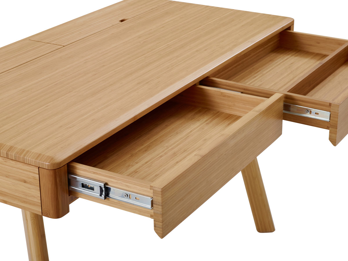 Greenington Jasmine Writing Desk, Caramelized - Side Tables - Bamboo Mod - 14