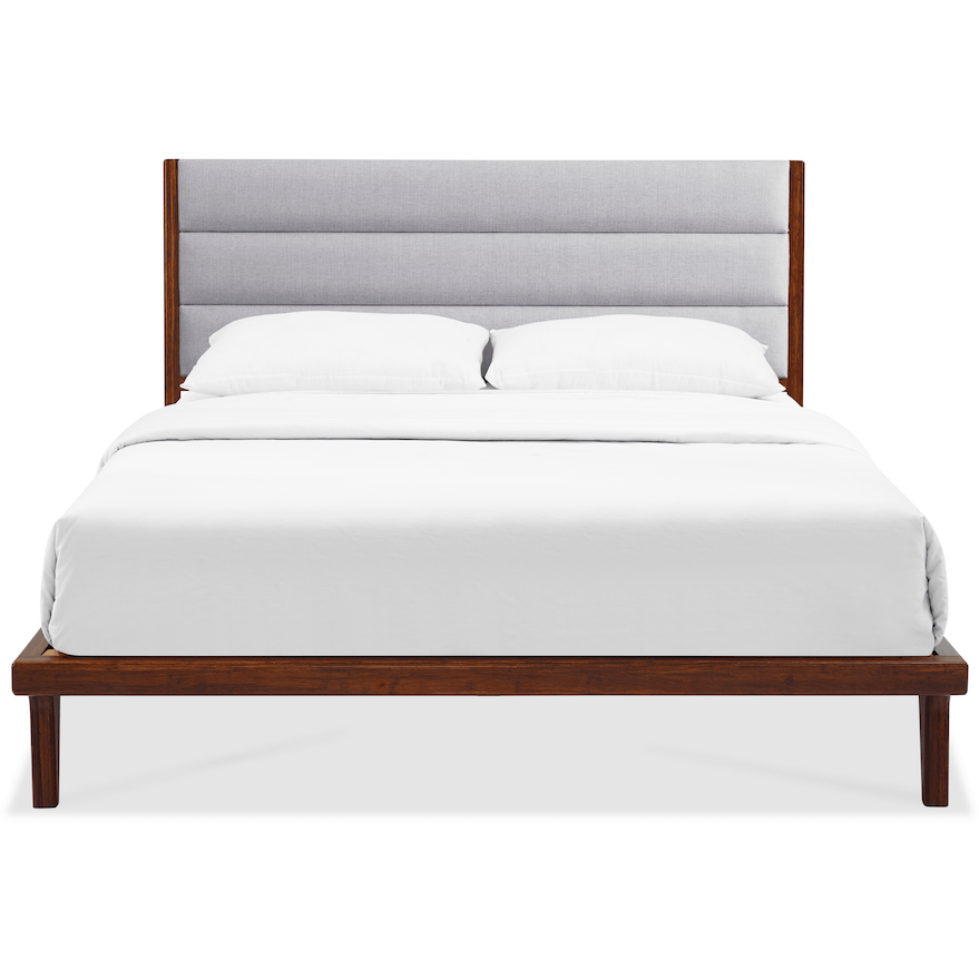 Greenington Mercury Modern Bamboo Upholstered Queen Bed, Exotic - GM001E Beds - bamboomod