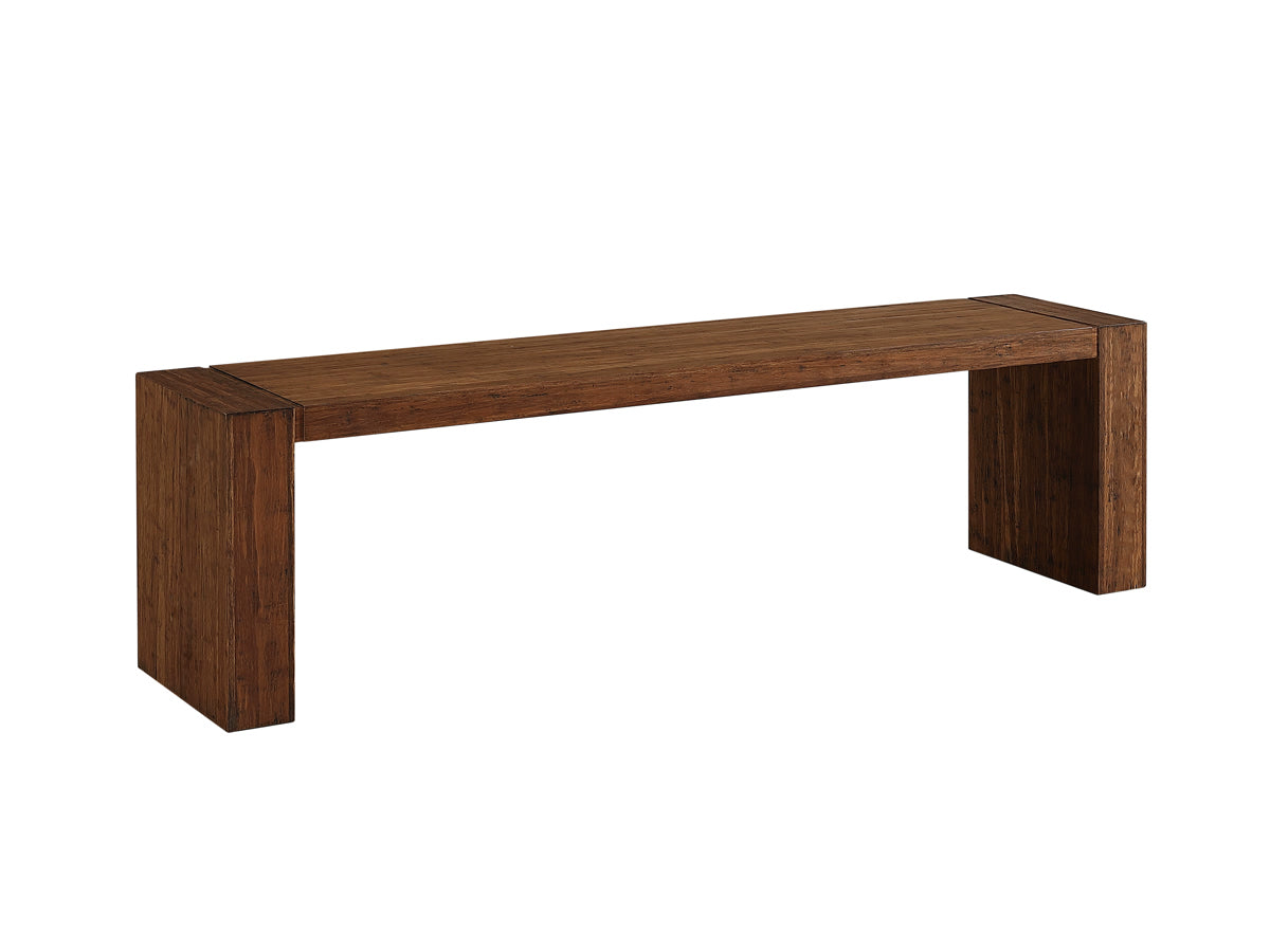 Greenington Sequoia 64" Long Bench, Distressed Exotic - Benches - Bamboo Mod - 1