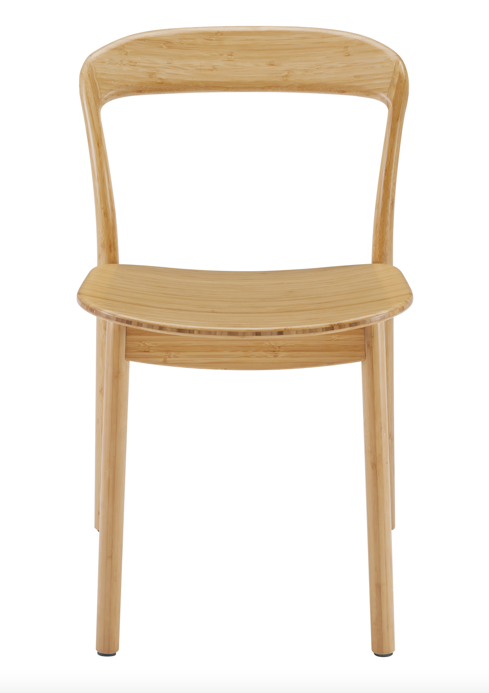 Greenington Hanna Modern Chair Bamboo Dining Chair, Wheat (Set of 2)