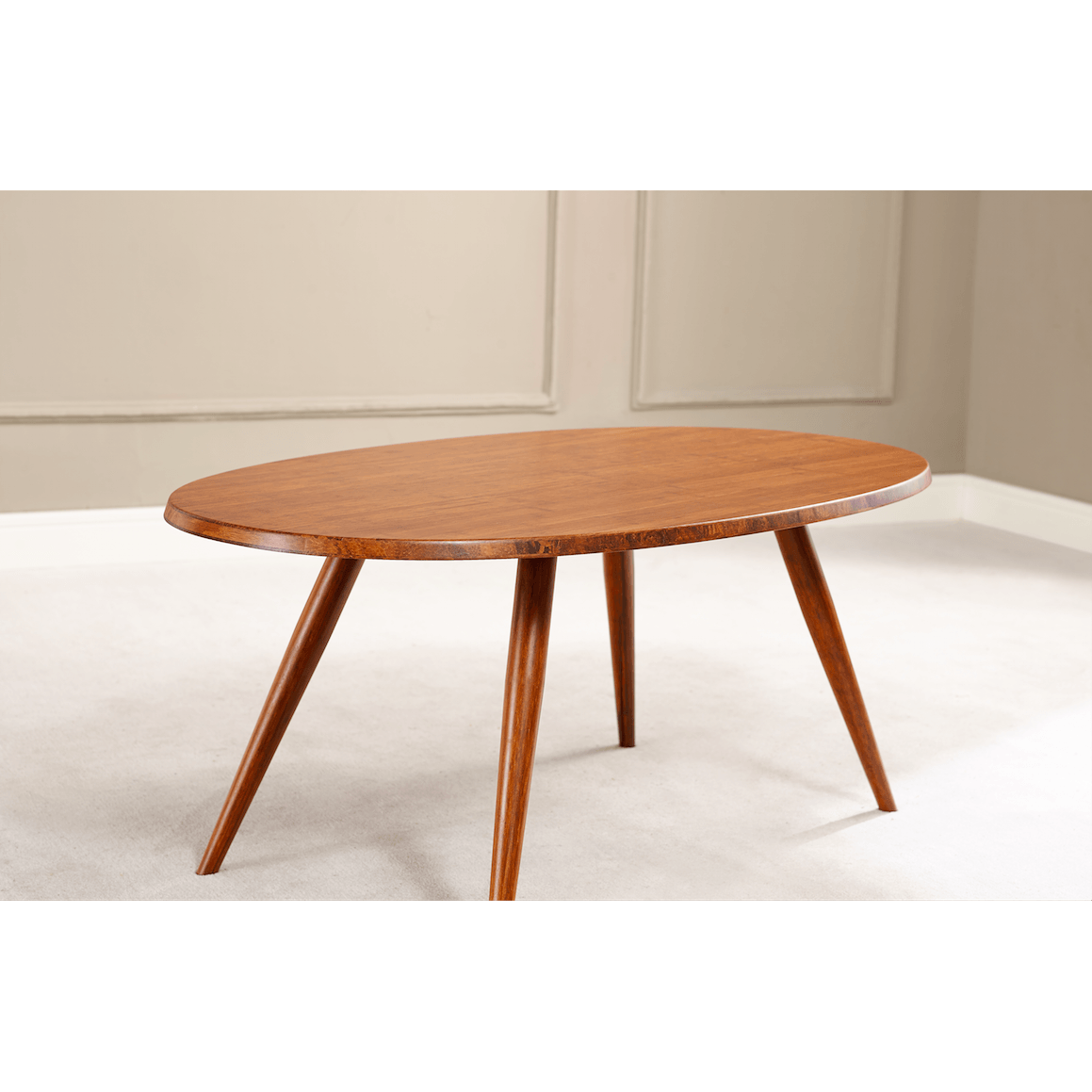 Greenington Modern Bamboo Ceres Oval Coffee Table Coffee Tables - bamboomod