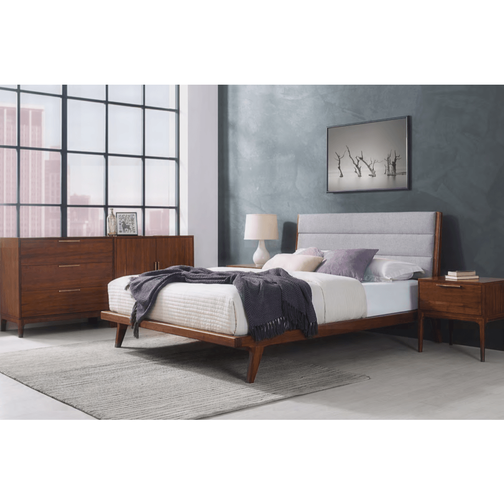 5pc Greenington Mercury Modern Bamboo King Bedroom Set (Includes: 1 King Bed, 2 Nightstands, 2 Chests) Beds - bamboomod