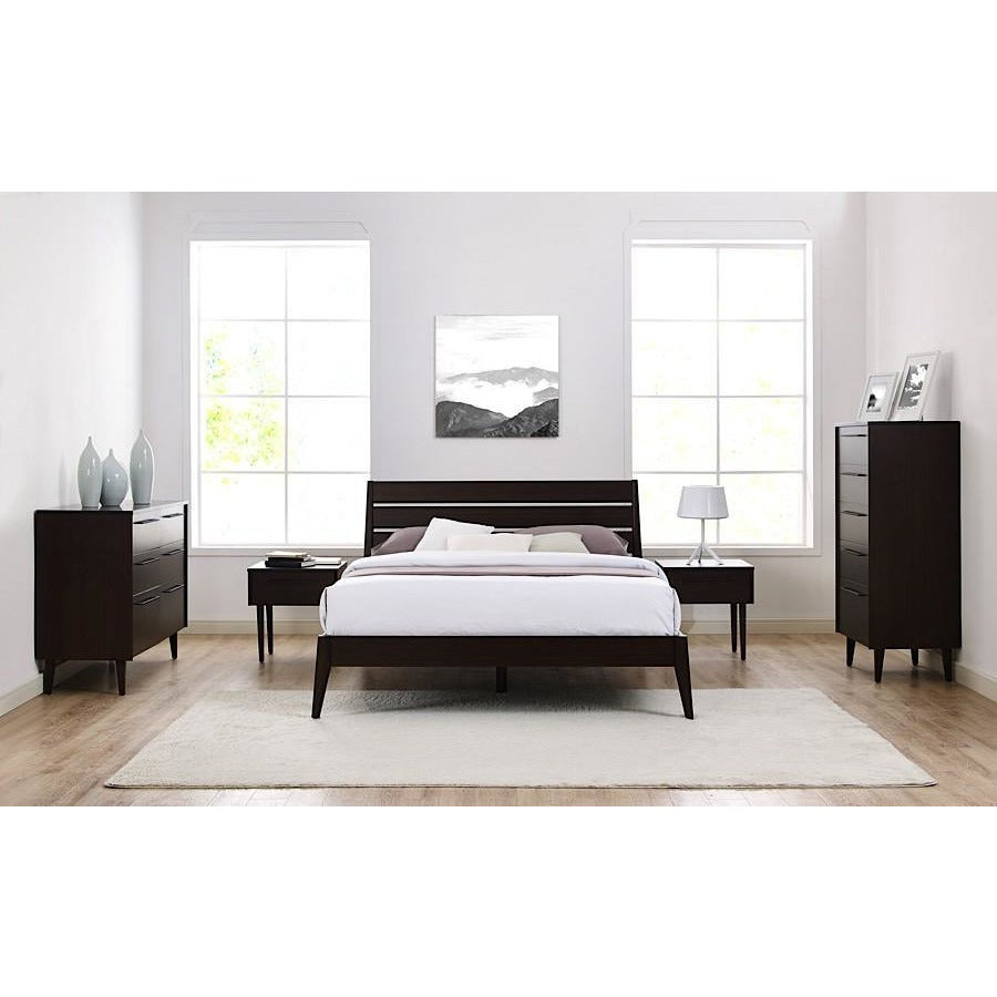 5pc Greenington Sienna Modern Bamboo Eastern King Platform Bedroom Set (Includes: 1 King Bed, 2 Nightstands, 2 Dressers) Beds - bamboomod
